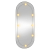 Lustro ścienne z LED, 40x90 cm, szklane, owalne