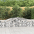 Kosze gabionowe, 2 szt, 400x30x60/80 cm, galwanizowane żelazo
