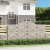 Kosze gabionowe, 10 szt 300x30x140/160 cm, galwanizowane żelazo