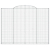 Kosze gabionowe, 2 szt, 300x30x220/240 cm, galwanizowane żelazo
