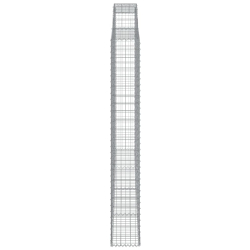 Kosze gabionowe, 3 szt, 300x30x220/240 cm, galwanizowane żelazo