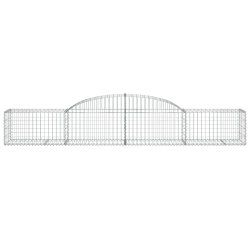 Kosze gabionowe, 25 szt, 300x50x40/60 cm, galwanizowane żelazo