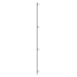 Lustro ścienne z LED, 50x100 cm, szklane, prostokątne
