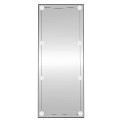Lustro ścienne z LED, 40x100 cm, szklane, prostokątne