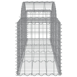 Kosze gabionowe, 20 szt, 200x50x60/80 cm, galwanizowane żelazo