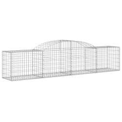 Kosze gabionowe, 25 szt, 300x50x60/80 cm, galwanizowane żelazo