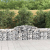 Kosze gabionowe, 15 szt., 300x50x60/80 cm, galwanizowane żelazo
