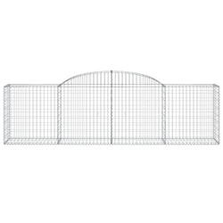 Kosze gabionowe, 20 szt, 300x50x80/100 cm, galwanizowane żelazo