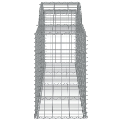 Kosze gabionowe, 20 szt, 300x50x80/100 cm, galwanizowane żelazo