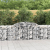 Kosze gabionowe, 20 szt, 300x50x80/100 cm, galwanizowane żelazo
