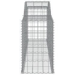 Kosze gabionowe, 25 szt, 300x50x80/100 cm, galwanizowane żelazo