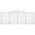 Kosze gabionowe, 25 szt, 300x50x100/120cm, galwanizowane żelazo