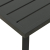 Ogrodowy stolik kawowy, antracytowy, 110x55x35 cm, stalowy