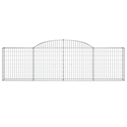 Kosze gabionowe, 30 szt, 300x30x80/100 cm, galwanizowane żelazo