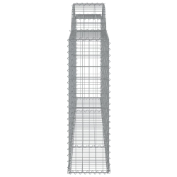 Kosze gabionowe, 25 szt, 300x30x100/120cm, galwanizowane żelazo