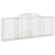 Kosze gabionowe, 25 szt, 300x30x100/120cm, galwanizowane żelazo