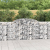Kosze gabionowe, 10 szt, 300x30x100/120cm, galwanizowane żelazo