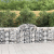 Kosze gabionowe, 13 szt, 200x50x80/100 cm, galwanizowane żelazo