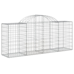 Kosze gabionowe, 40 szt, 200x50x80/100 cm, galwanizowane żelazo