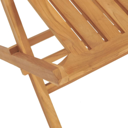 Składane krzesła ogrodowe, 4 szt., 47x47x89 cm, drewno tekowe