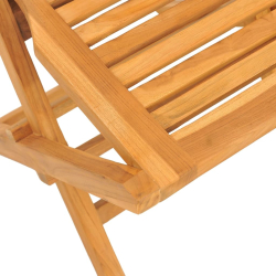 5-częściowy zestaw mebli ogrodowych, lite drewno tekowe