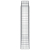 Kosze gabionowe, 8 szt, 200x50x200/220 cm, galwanizowane żelazo