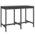Stolik ogrodowy, szary, 159,5x82,5x110 cm, lite drewno sosnowe