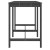 Stolik ogrodowy, szary, 159,5x82,5x110 cm, lite drewno sosnowe