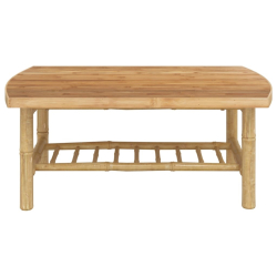Stolik ogrodowy, 90x55x37 cm, bambusowy
