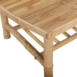 Stolik ogrodowy, 90x55x37 cm, bambusowy