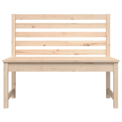 Ławka ogrodowa, 109 cm, lite drewno sosnowe