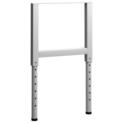 Regulowane ramy stołu roboczego, 2 szt., metal, 55x(69-95,5) cm