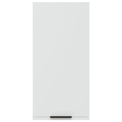 Wisząca szafka łazienkowa, biała, 32x20x67 cm