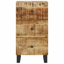 Szafka z 3 szufladami, 40x33,5x75 cm, lite drewno mango