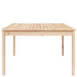 Stolik ogrodowy, 121x82,5x76 cm, lite drewno sosnowe