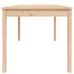 Stolik ogrodowy, 121x82,5x76 cm, lite drewno sosnowe