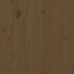 Ławka ogrodowa, miodowy brąz, 50x44x45 cm, lite drewno sosnowe