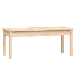 Ławka ogrodowa, 109x44x45 cm, lite drewno sosnowe