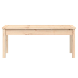 Ławka ogrodowa, 109x44x45 cm, lite drewno sosnowe