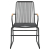 9-częściowy zestaw mebli ogrodowych, czarny, rattan PVC