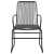 9-częściowy zestaw mebli ogrodowych, czarny, rattan PVC