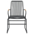 9-częściowy zestaw mebli ogrodowych, czarny, rattan PVC