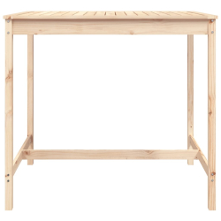 Stolik ogrodowy, 121x82,5x110 cm, lite drewno sosnowe