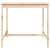 Stolik ogrodowy, 121x82,5x110 cm, lite drewno sosnowe