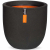 Capi donica owalna Urban Smooth 54x52 cm, czarna KBL935