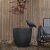 Capi donica owalna Urban Smooth 54x52 cm, czarna KBL935