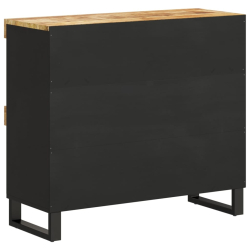Szafka, 85x33x75 cm, lite drewno mango