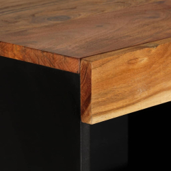 Szafka, 85x33x107 cm, lite drewno akacjowe