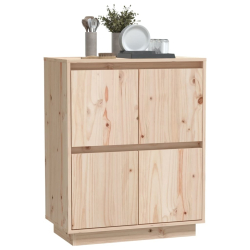 Szafka, 60 x 34 x 75 cm, lite drewno sosnowe
