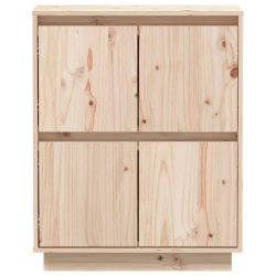 Szafka, 60 x 34 x 75 cm, lite drewno sosnowe